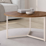 Mesa de Centro Pacífico – Diseño Redondo y Moderno