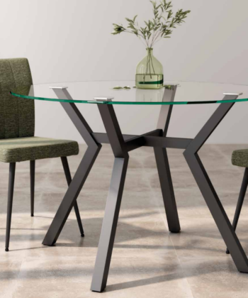 Mesa Alborán – Elegancia en Cristal y Metal