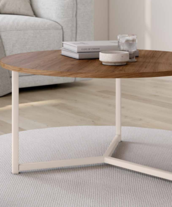 Mesa de Centro Pacífico – Diseño Redondo y Moderno